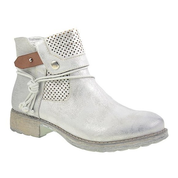 Dirty Laundry Shoes - Dirty Laundry  Silver Tumbler Boot - Women Size 9.5- *** Quick Shipping**